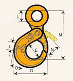 KL Cranes and Lifting Equipment: Eye-Type Latchlock Hook