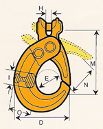 KL Cranes and Lifting Equipment: Clevlock Latchlock Hook
